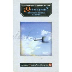 ¿Que es la poesia?: introducción filosófica a la poética