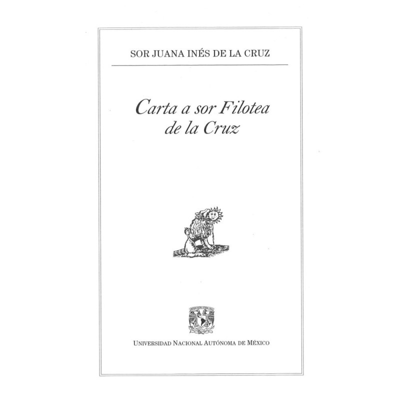 Carta a sor Filotea de la Cruz