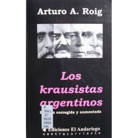 Los krausistas argentinos. Edición corregida y aumentada.