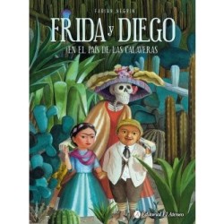 Frida y Diego en el país de las calavera