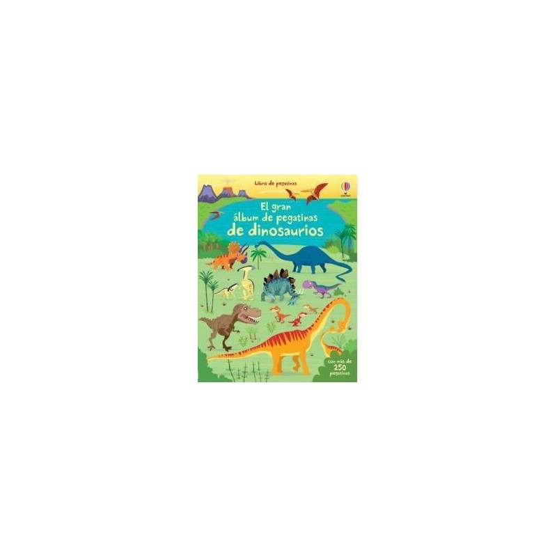 Gran album de pegatinas de dinosaurios