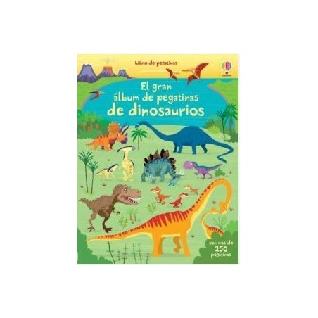 Gran album de pegatinas de dinosaurios
