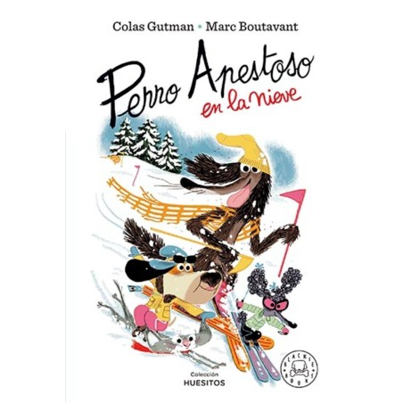 Perro Apestoso en la nieve