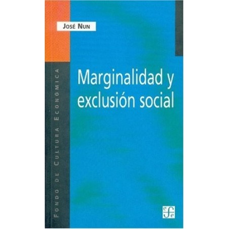 Marginalidad y exclusión social
