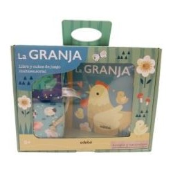 LA GRANJA. Libro y cubos de juego multis