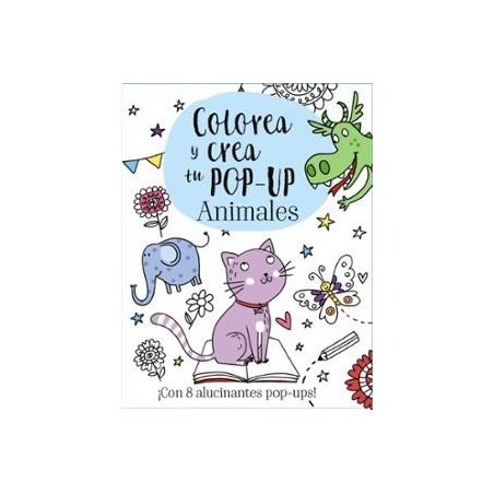 Colorea y crea tu Pop-up. Animales