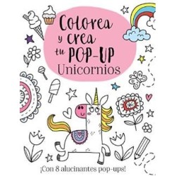 Colorea y crea tu pop-up. Unicornios