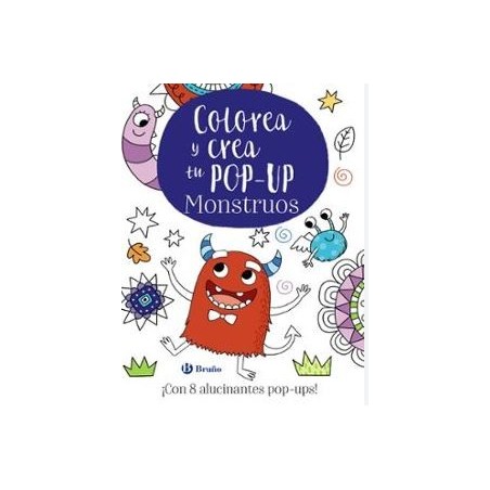 Colorea y crea tu pop-up. Monstruos