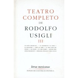 Teatro completo, III.