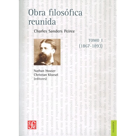 Obra filosófica reunida. Tomo I (1867-1893)