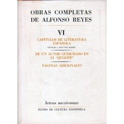 Obras completas de Alfonso Reyes VI. Capítulos de literatura española.