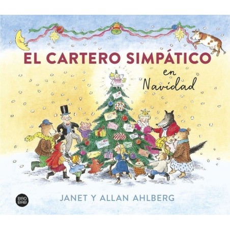 El cartero simpático en Navidad