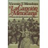 La canción mexicana. Ensayo de clasificación y antología.