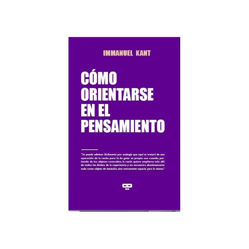 Cómo orientarse en el pensamiento
