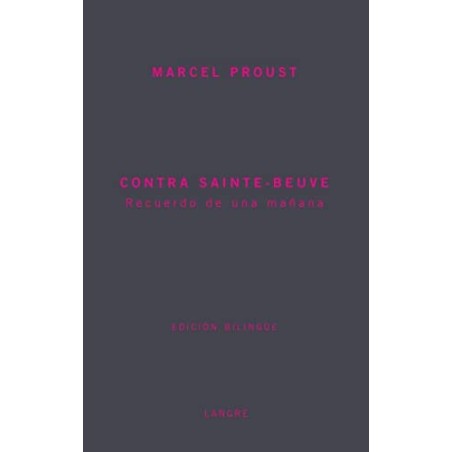 Contra Sainte-Beuve: recuerdo de una mañana